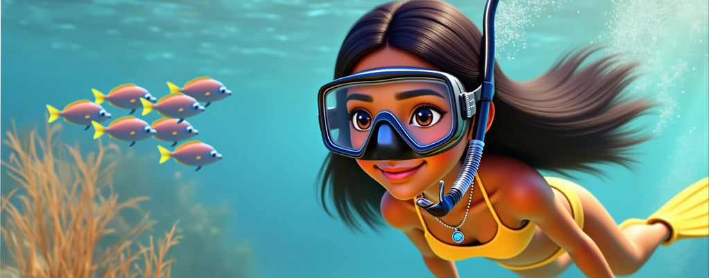 Daisy Diver underwater snorkeling