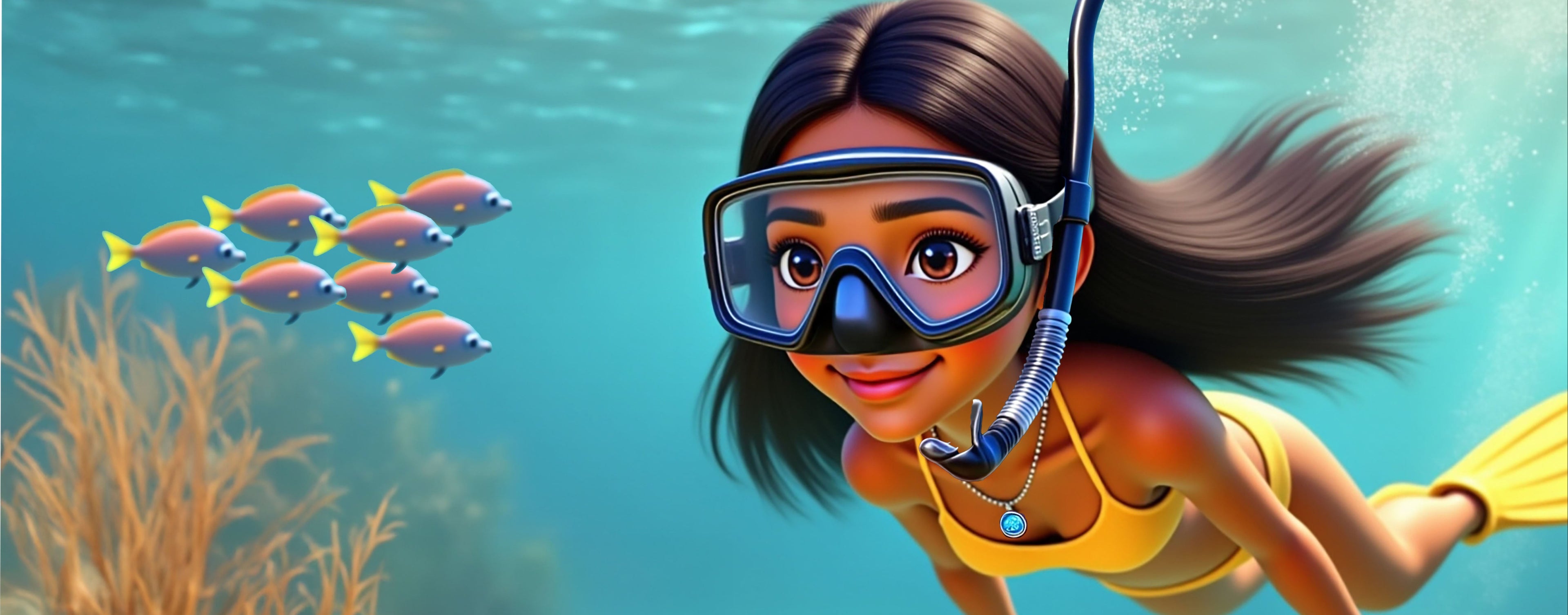 Daisy Diver underwater snorkeling